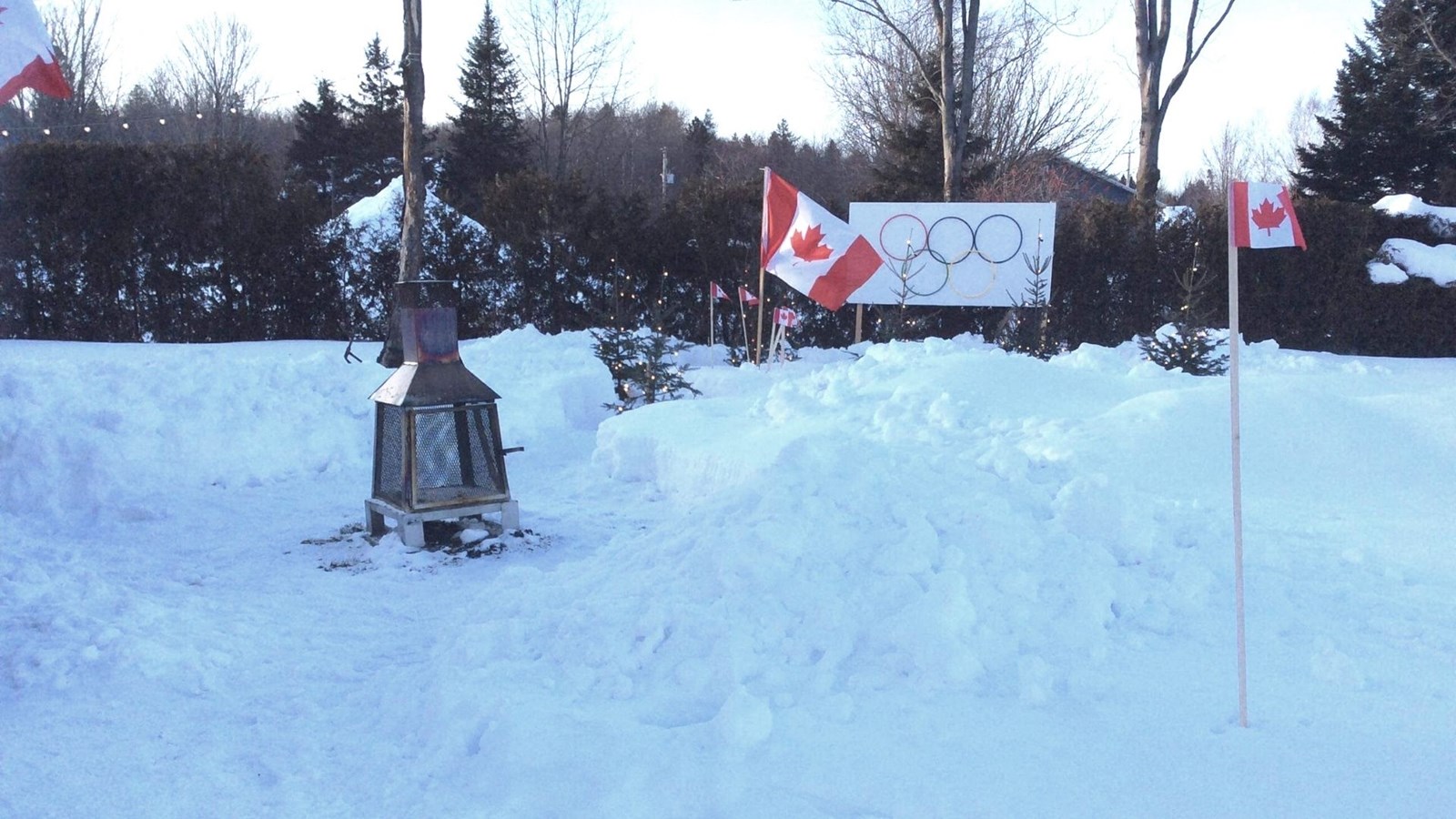 Une place olympique a été aménagée.