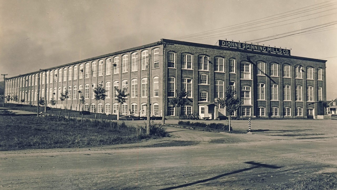 La manufacture Dionne Spinning Mills.