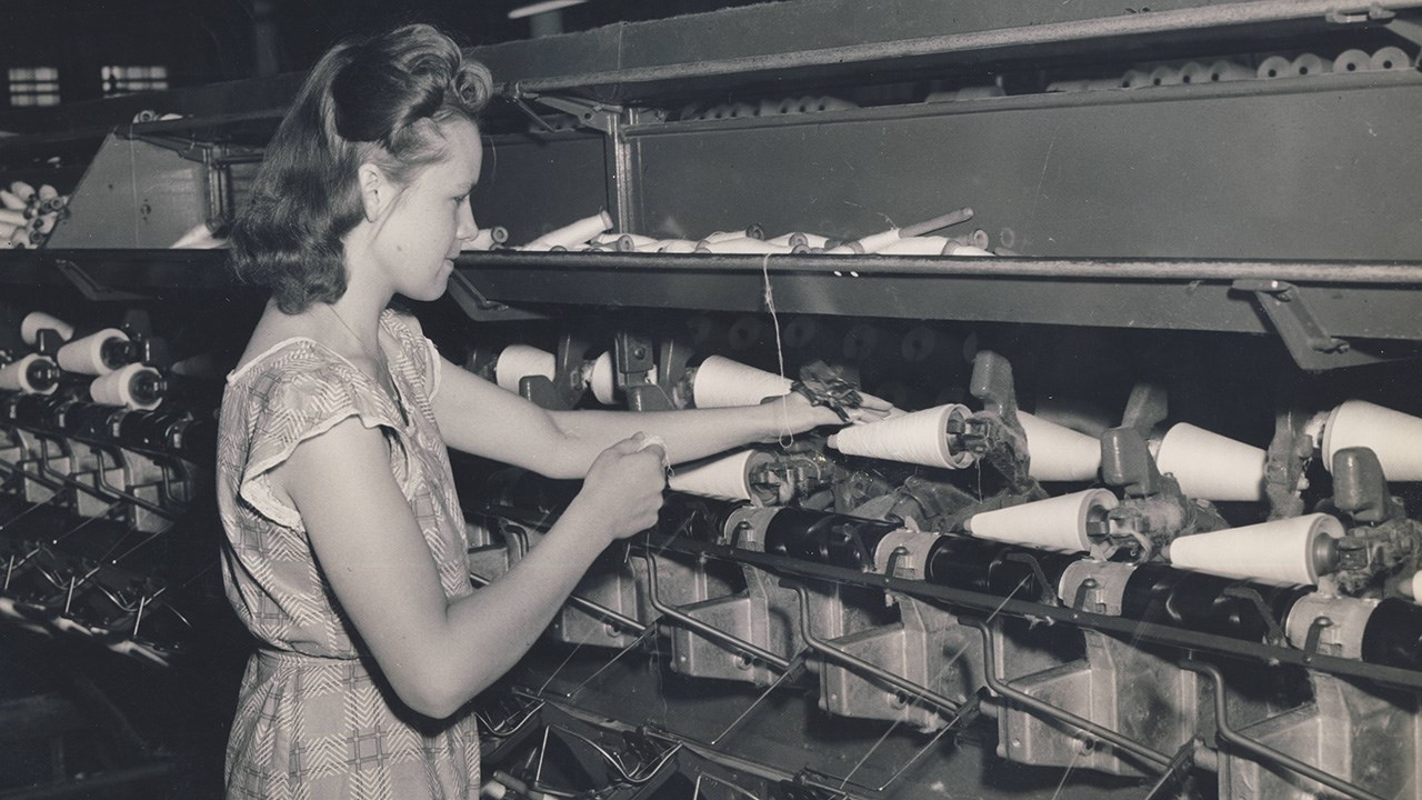 La manufacture Dionne Spinning Mills.