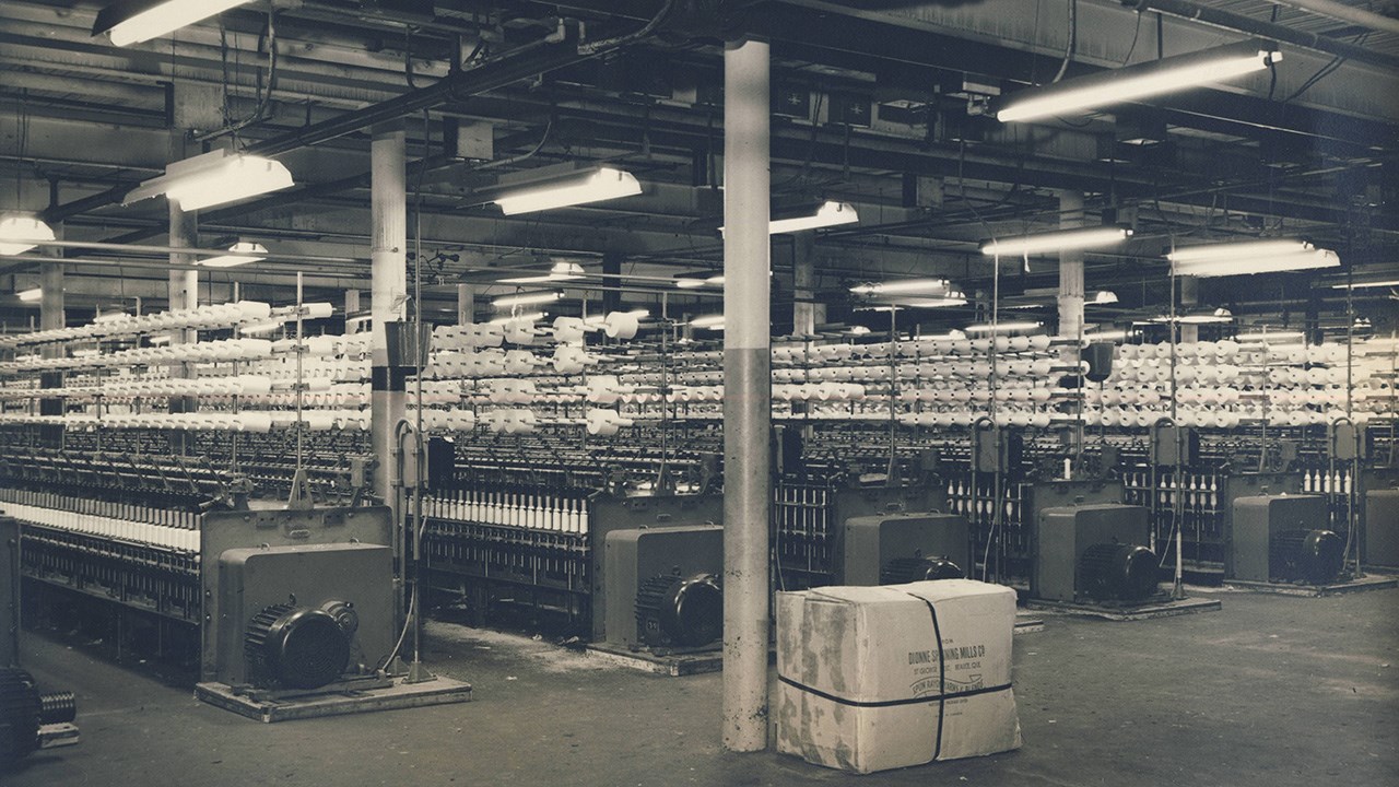 La manufacture Dionne Spinning Mills.
