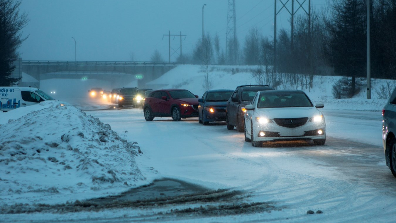 Le mauvais temps en Beauce force la fermeture de certaines routes