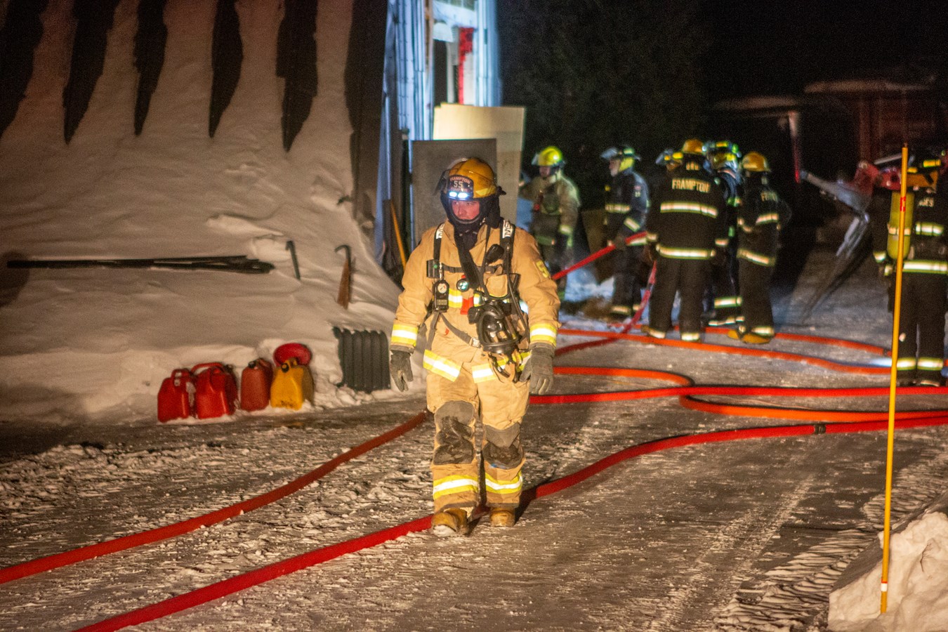 Incendie mineur sur une ferme à Frampton