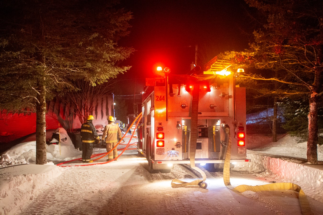 Incendie mineur sur une ferme à Frampton