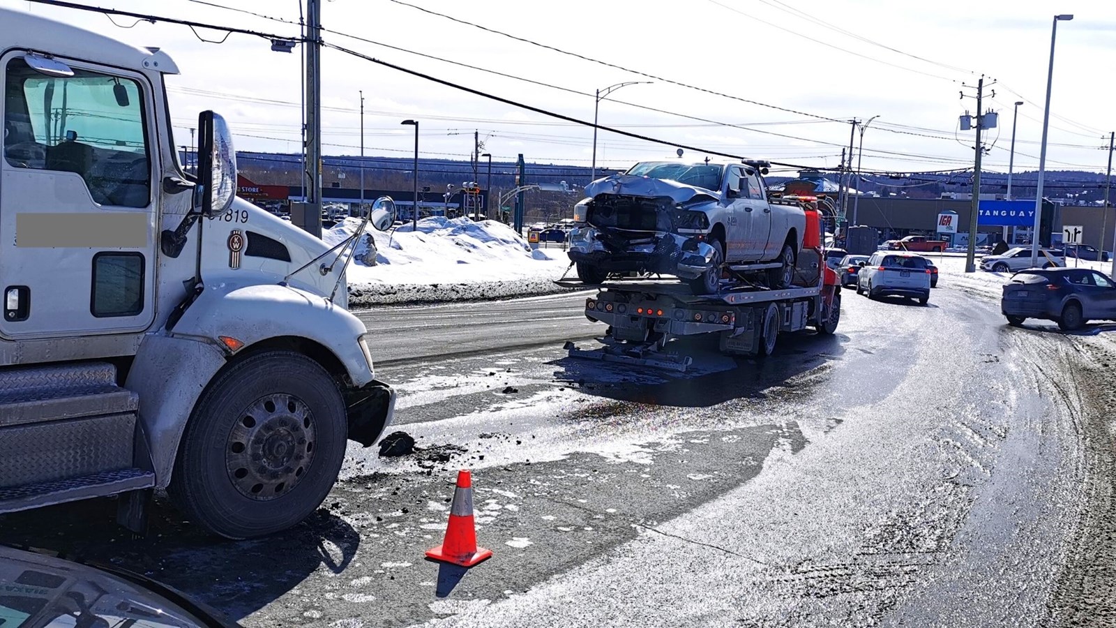 Accident à Saint-Georges.