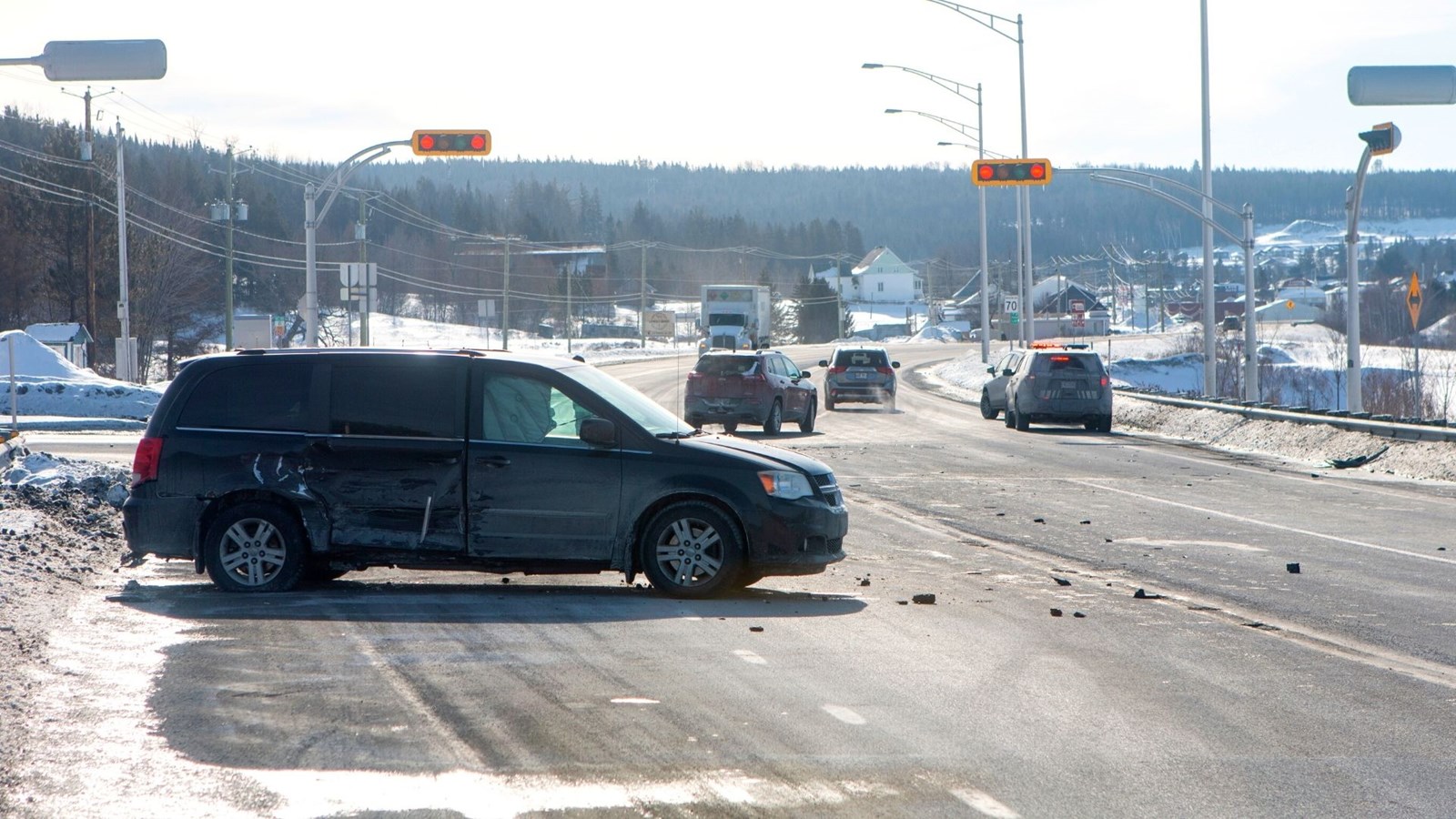 Accident à Notre-Dame-des-Pins.