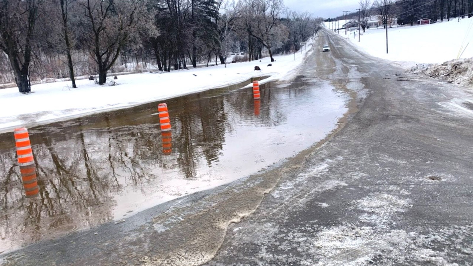 Section inondée de la Route 276