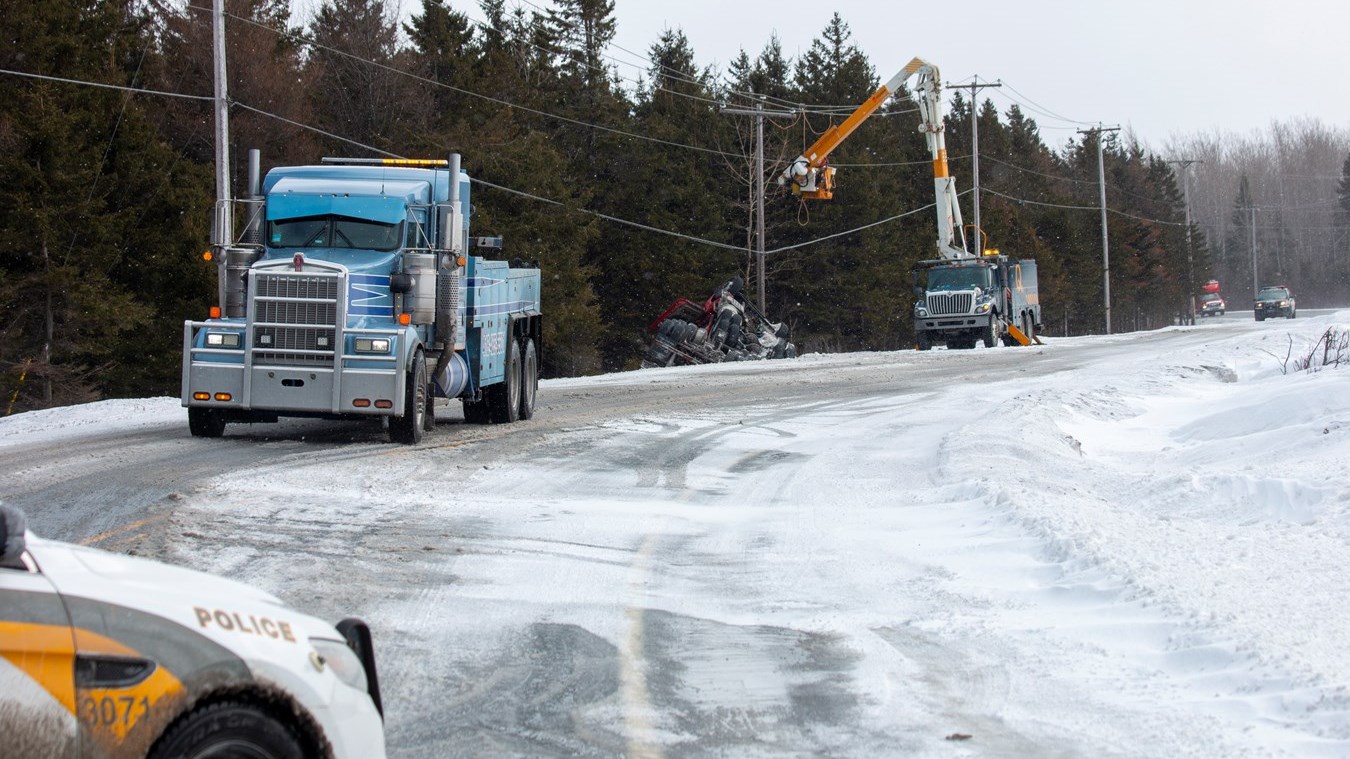 Le camionneur de l'accident sur la route 269 est décédé