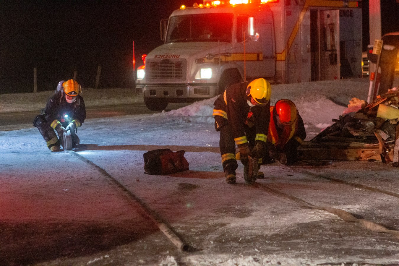 Incendie dans un garage commercial