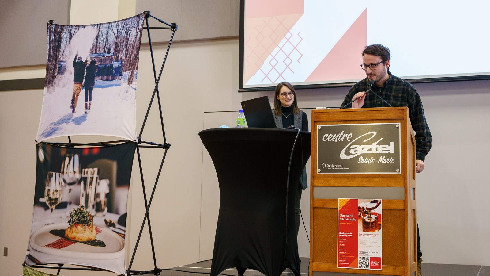 Karen Montembeault et Samuel Larochelle
