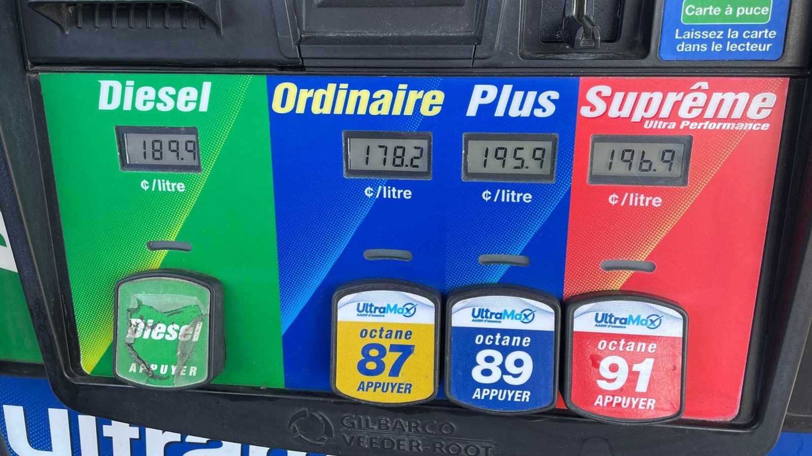 Le prix de l'essence baisse, mais est toujours trop « cher »