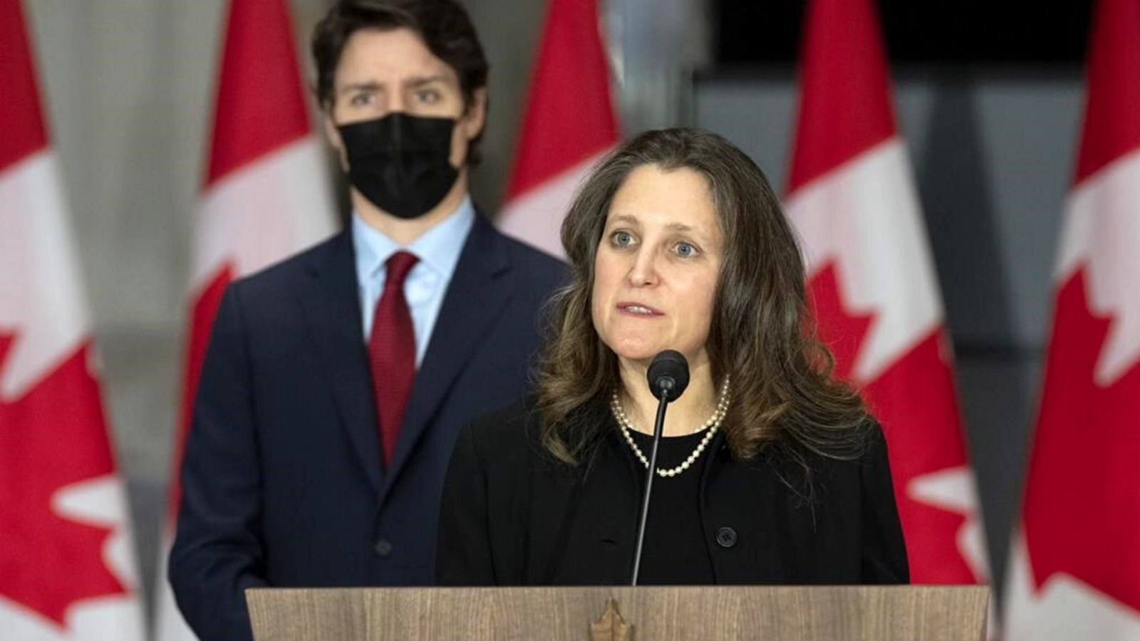 La ministre des Finances, Chrystia Freeland.