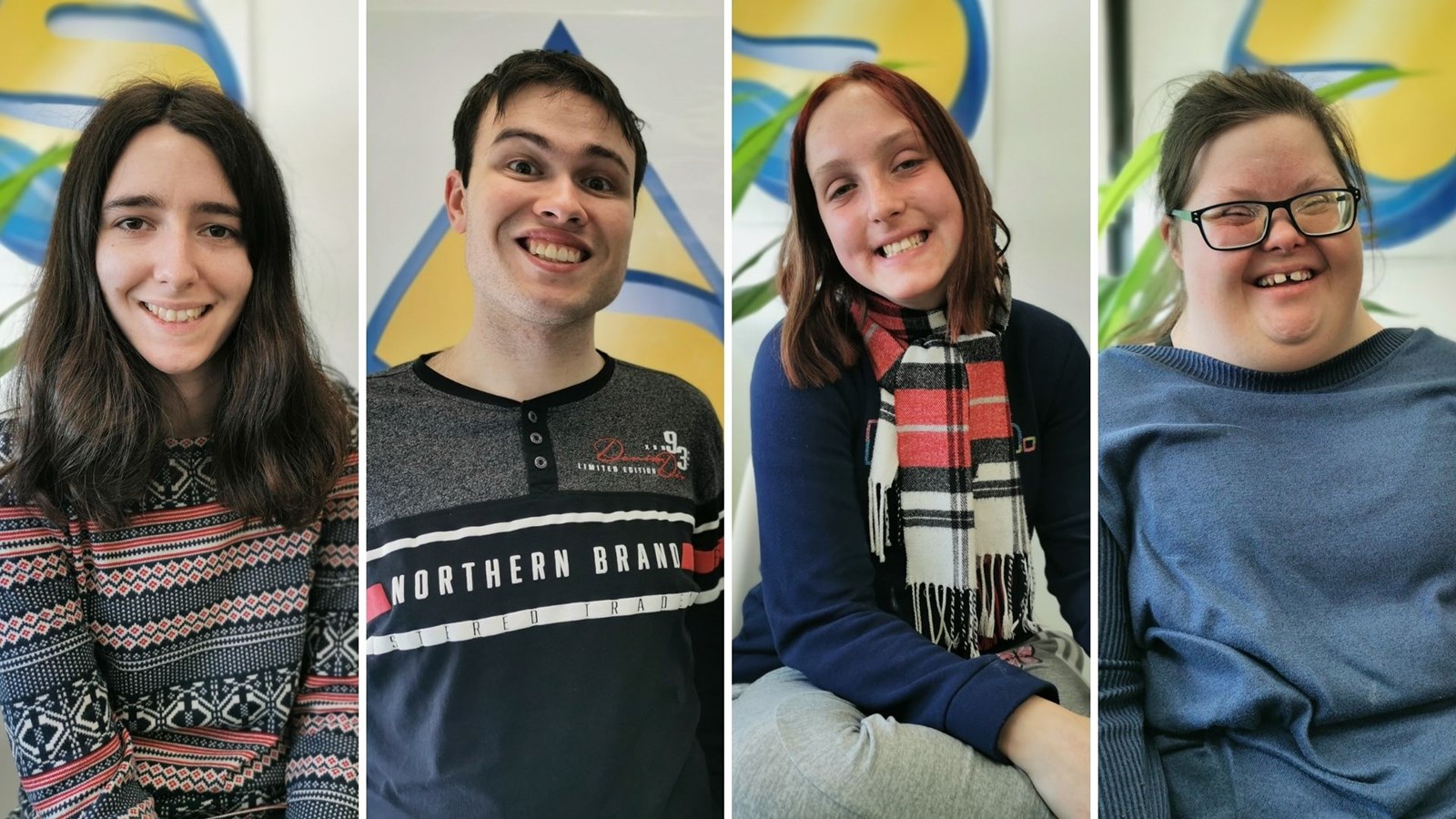 Élizabeth Morin, Félix Veilleux, Audréanne Giroux et Alicia Paquet-Boucher.