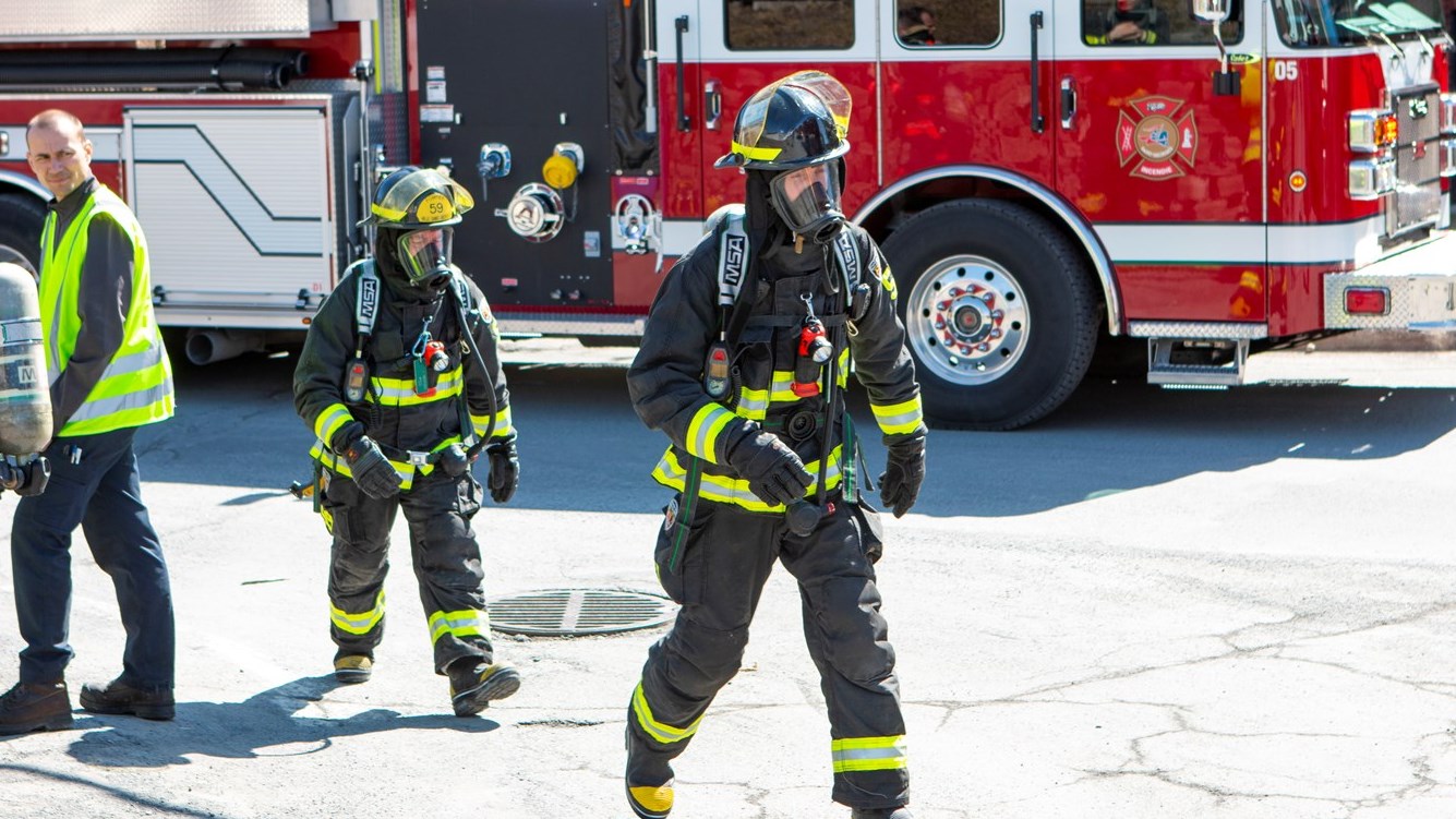 Incendie dans la salle des compresseurs chez Tapis Venture