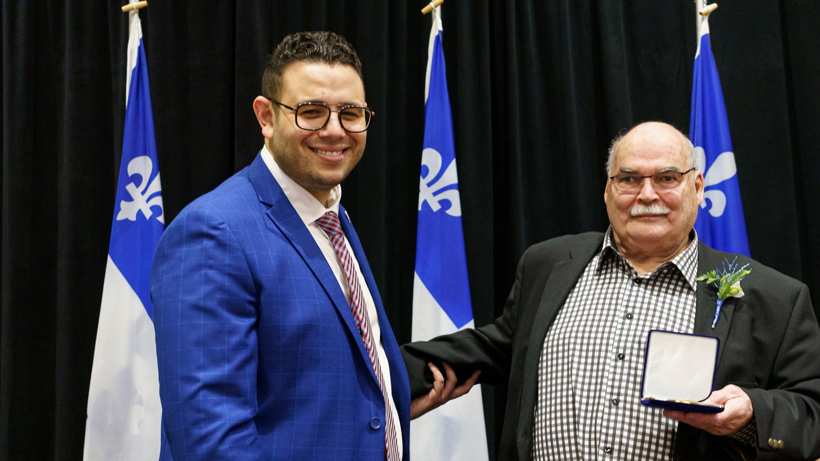 Samuel Poulin et Guy-Paul Côté