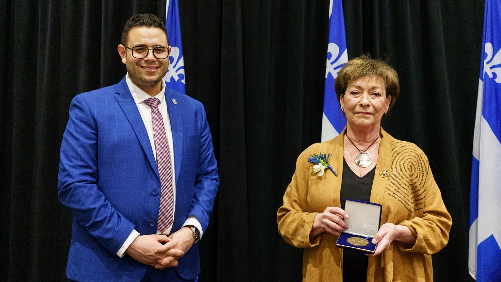 Samuel Poulin et Louise-Andrée Doyon