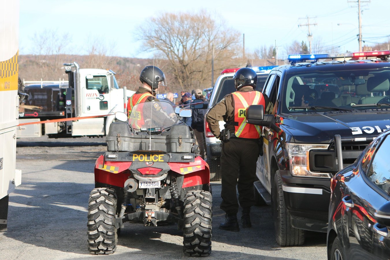 Personne à bord de la camionnette repêchée à Beauceville