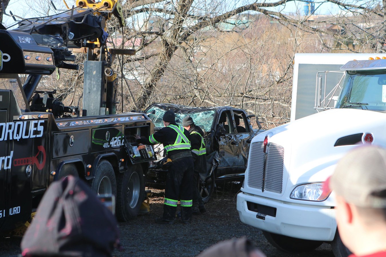 Personne à bord de la camionnette repêchée à Beauceville