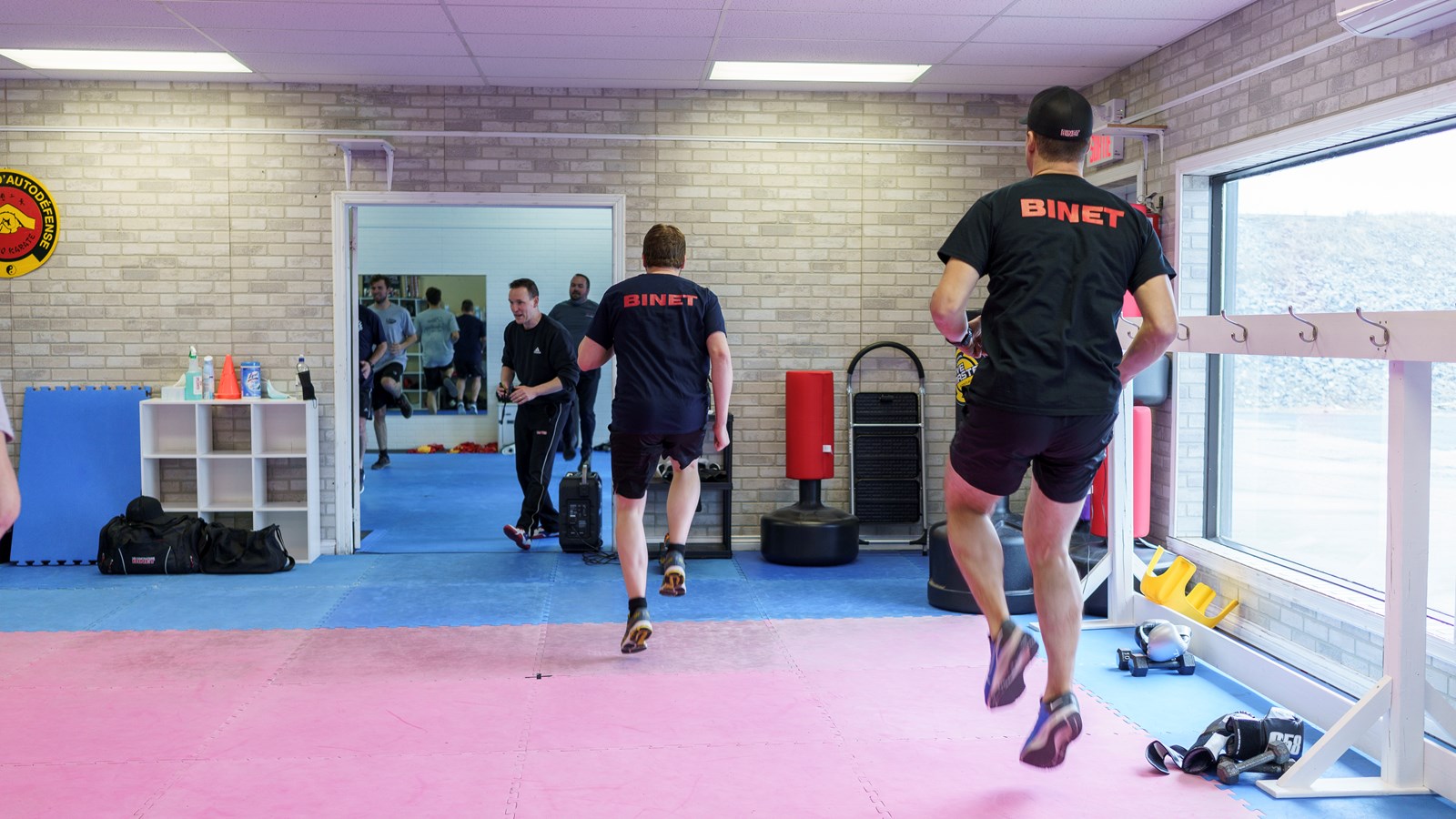 Un entrainement de boxe au profit du Bercail