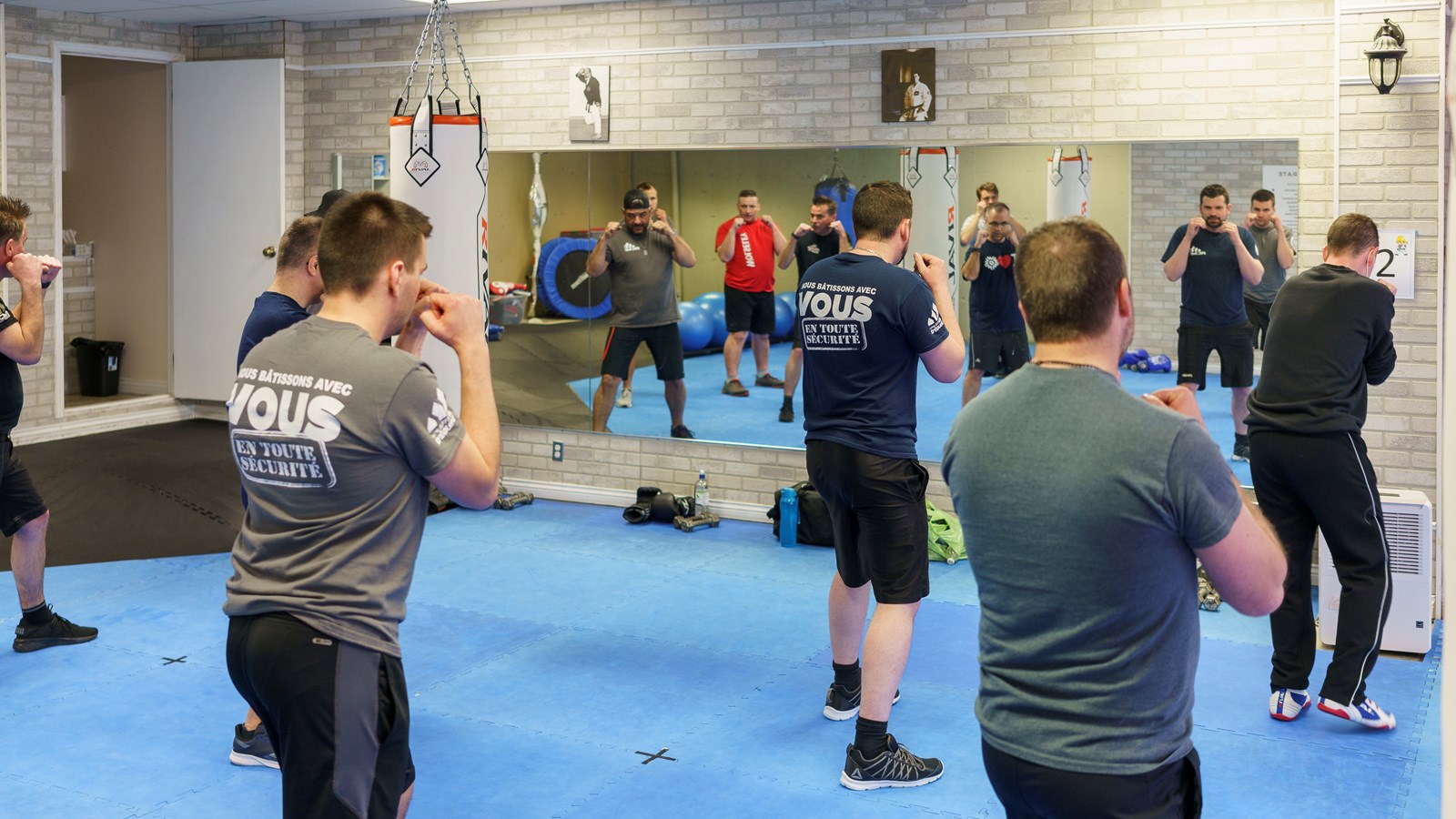 Un entrainement de boxe au profit du Bercail