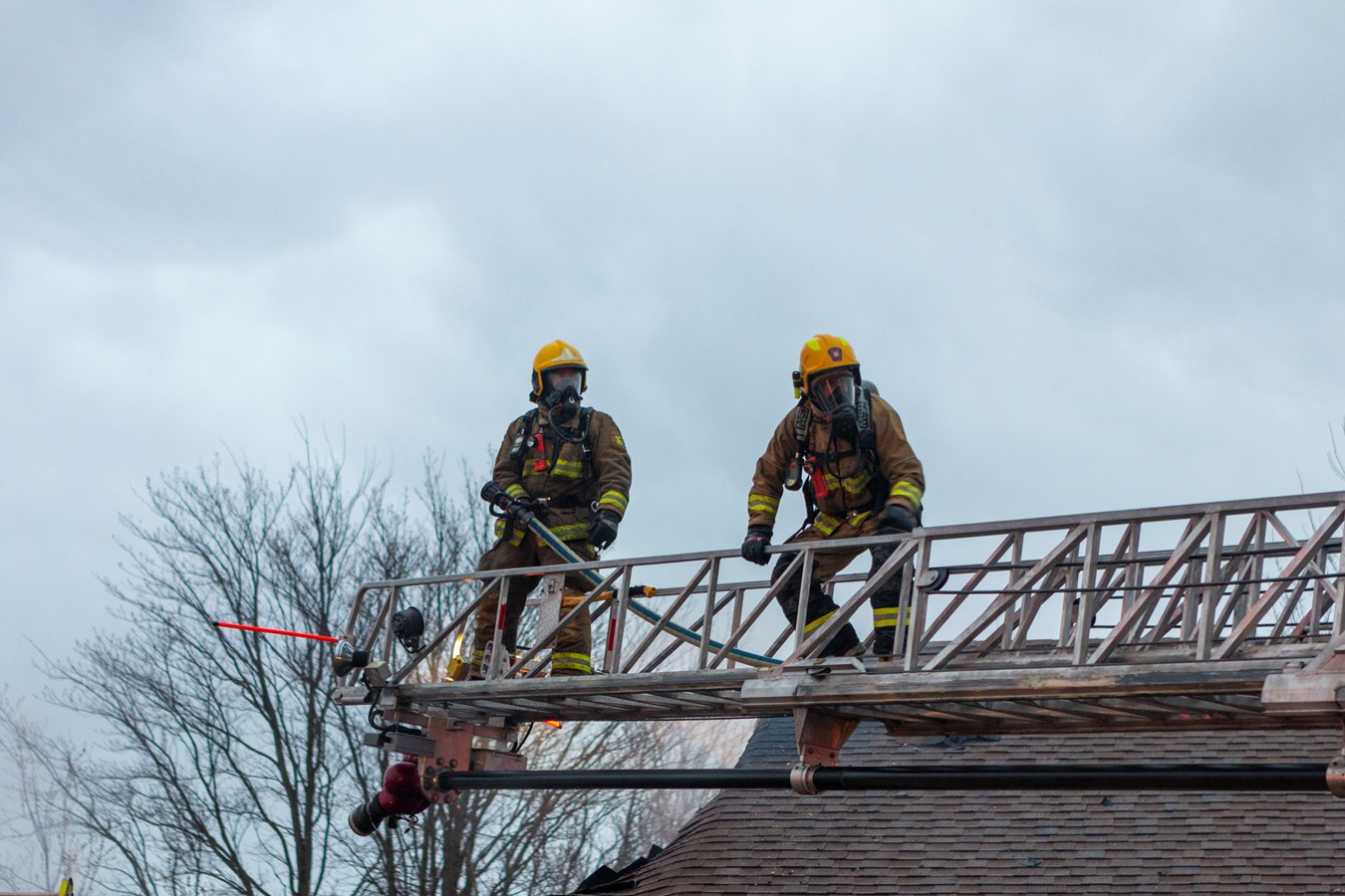Deux familles prises en charge par la Croix rouge après l'incendie de leur résidence