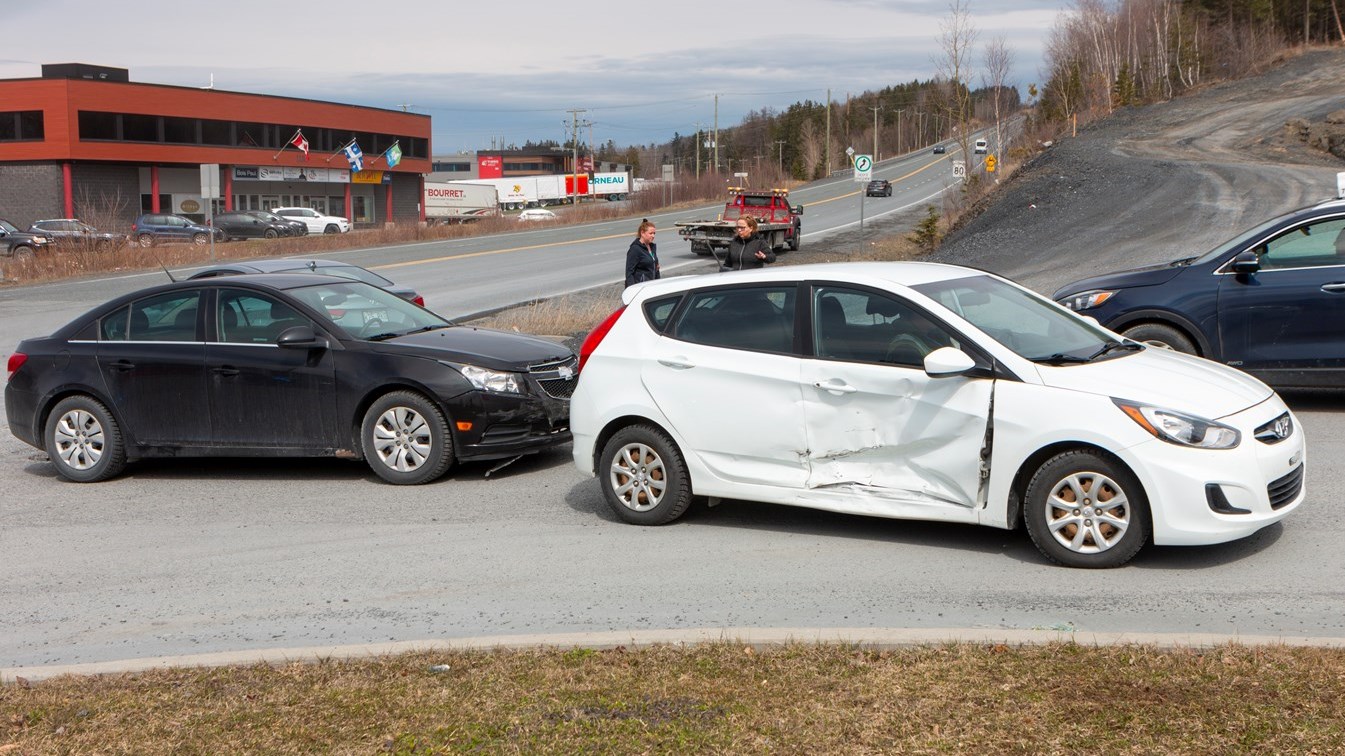 Saint-Georges: un accident s'est produit à la sortie de Walmart