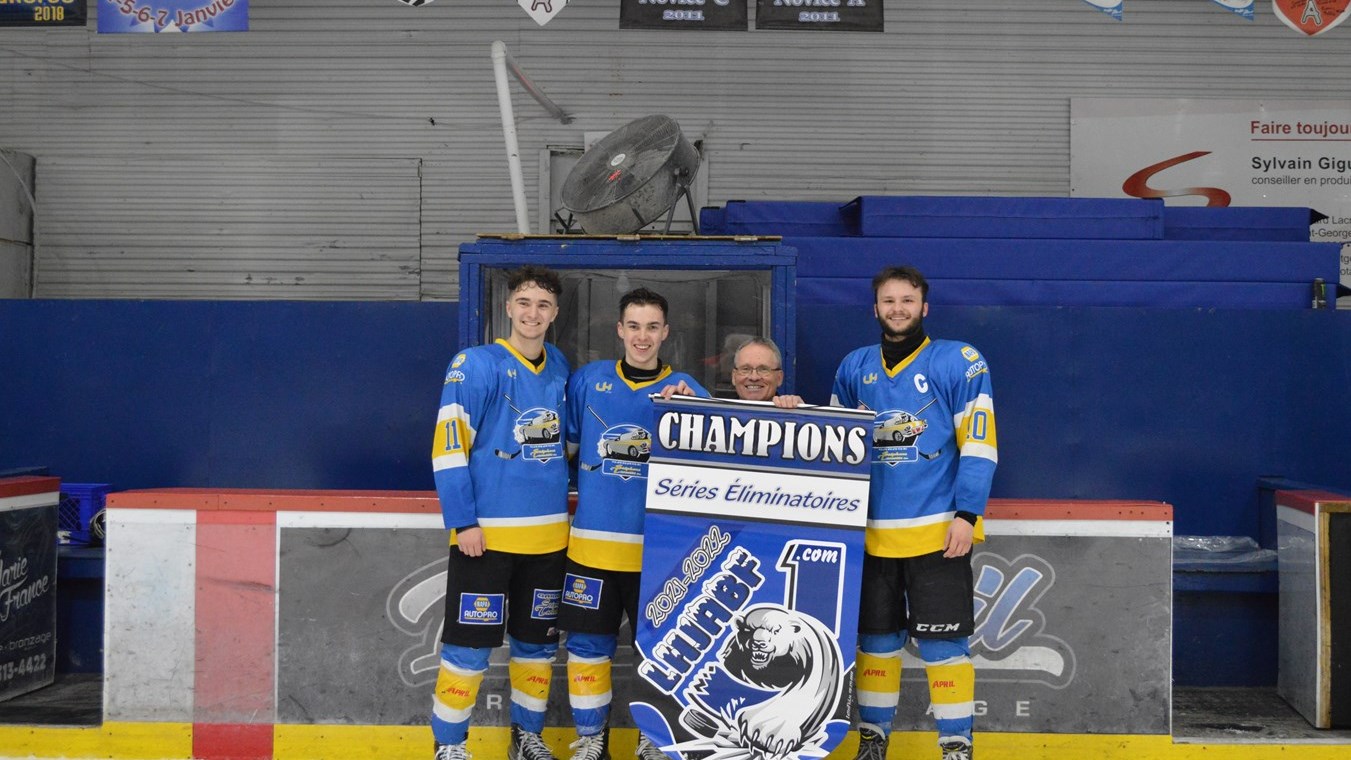 Le Garage Stéphane Turcotte de Saint-Éphrem remporte le championnat de la LHJABF