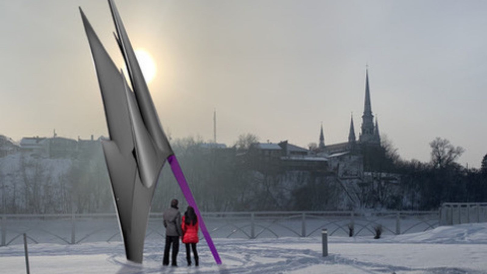 Éric Lapointe présente « Cathédrale », une sculpture en hommage à sa soeur