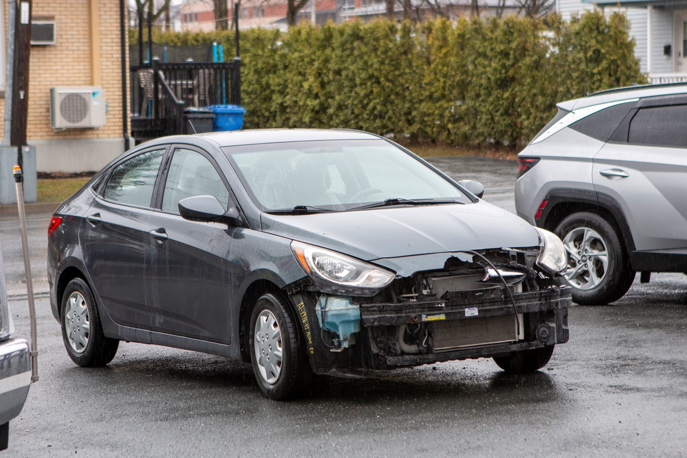 Accident sur le boulevard Dionne