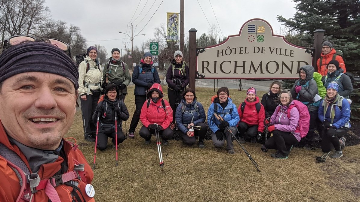 Ils ont marché 165 km de Richmond à Vallée-Jonction