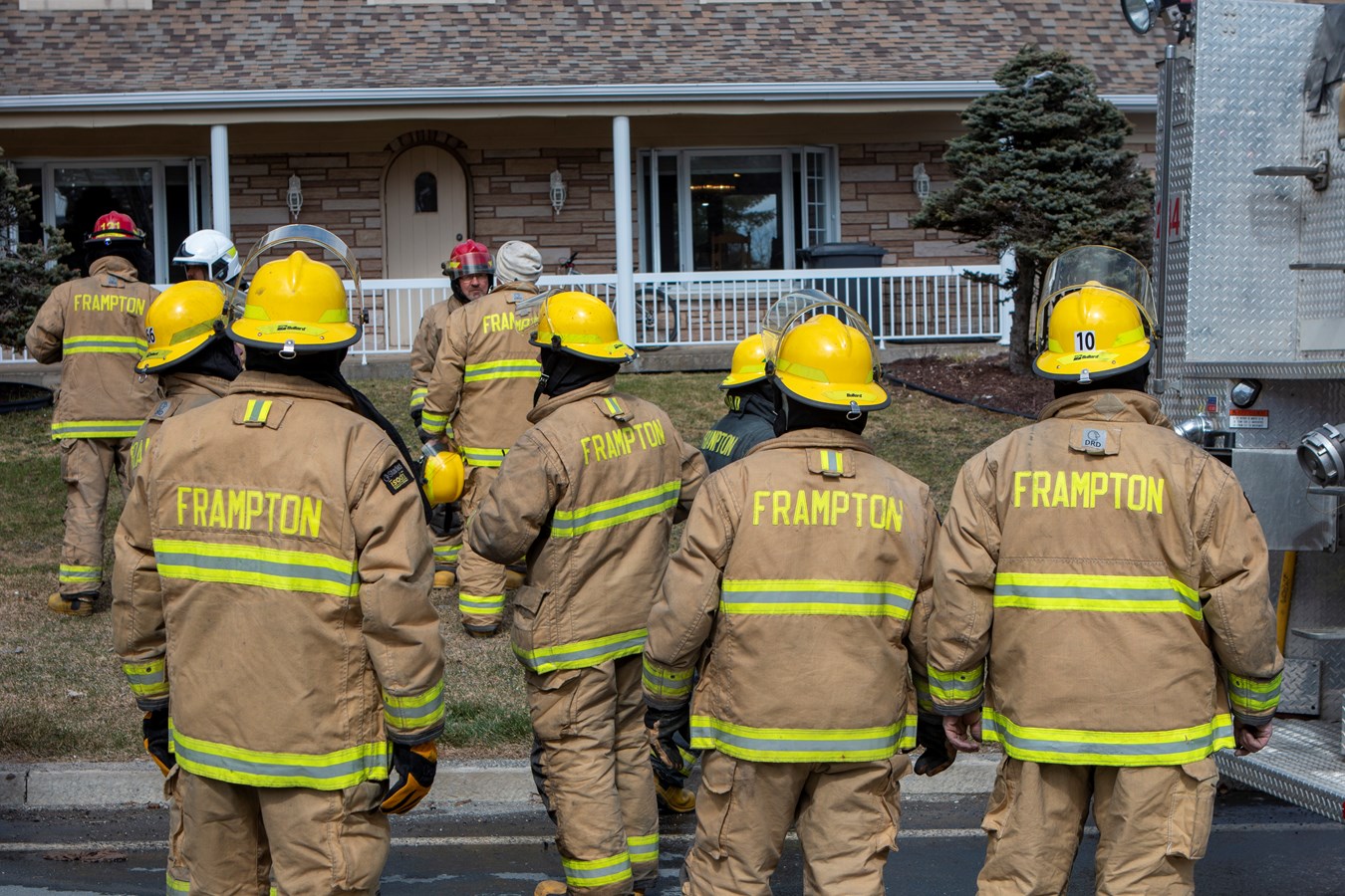 Début d'incendie à Frampton