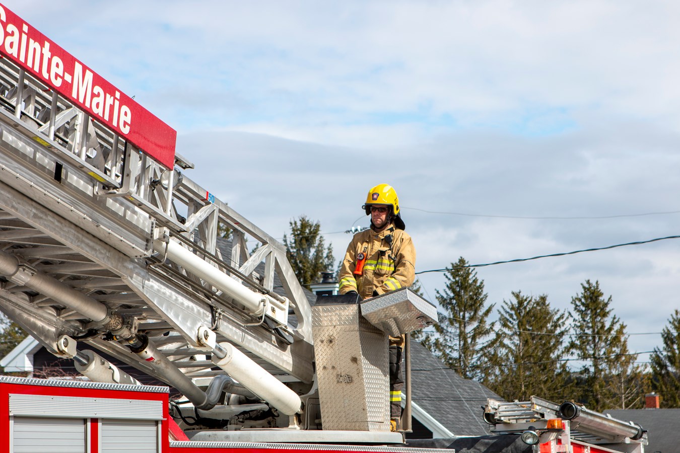 Début d'incendie à Frampton