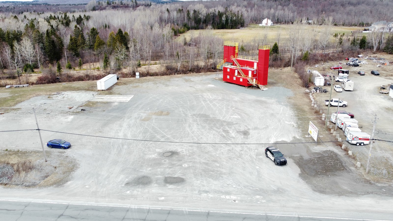Emplacement futur de la nouvelle caserne