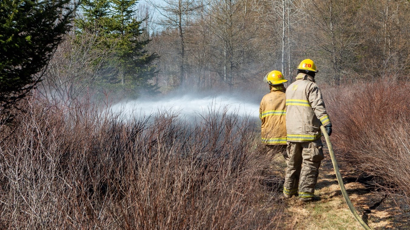 Feu de broussaille à Saint-Prosper