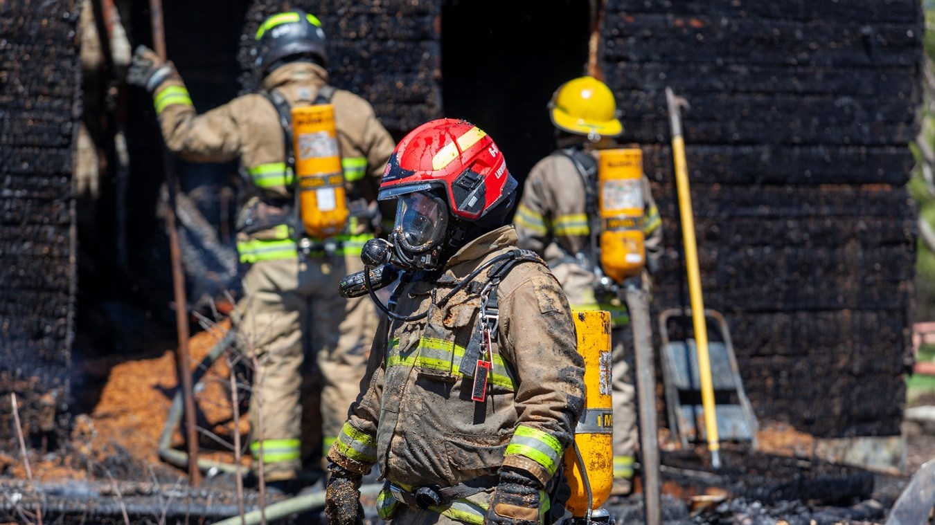 Feu à Saint-Gédéon: la maison est une perte totale