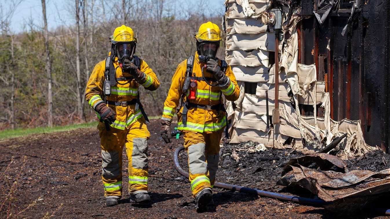 Feu à Saint-Gédéon: la maison est une perte totale