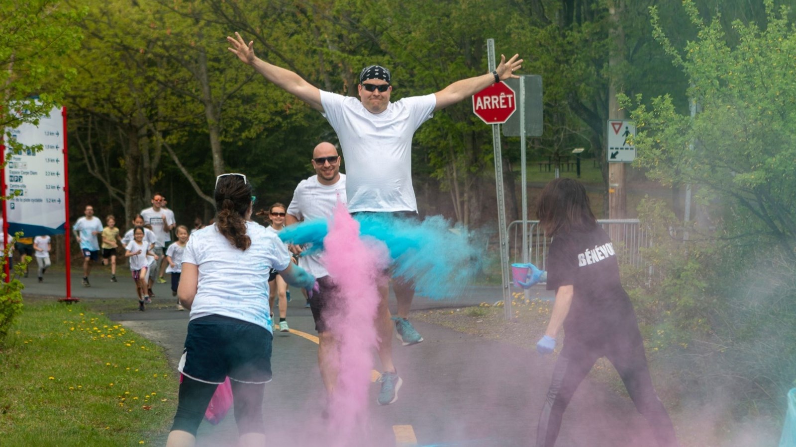 Course colorée: un franc succès!