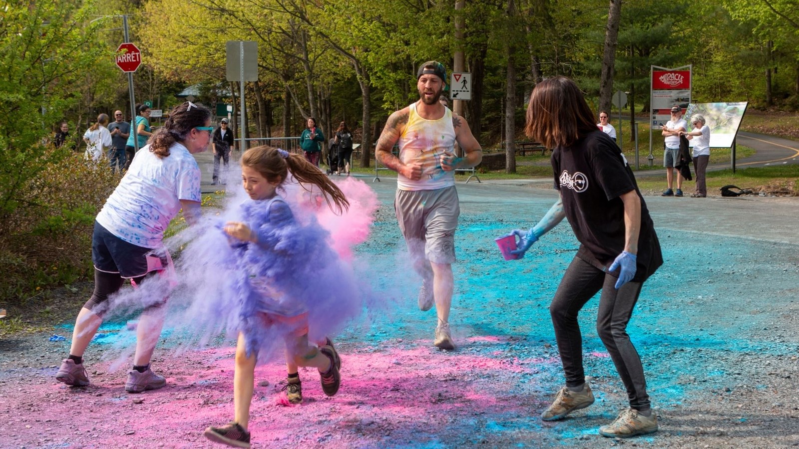 Course colorée: un franc succès!