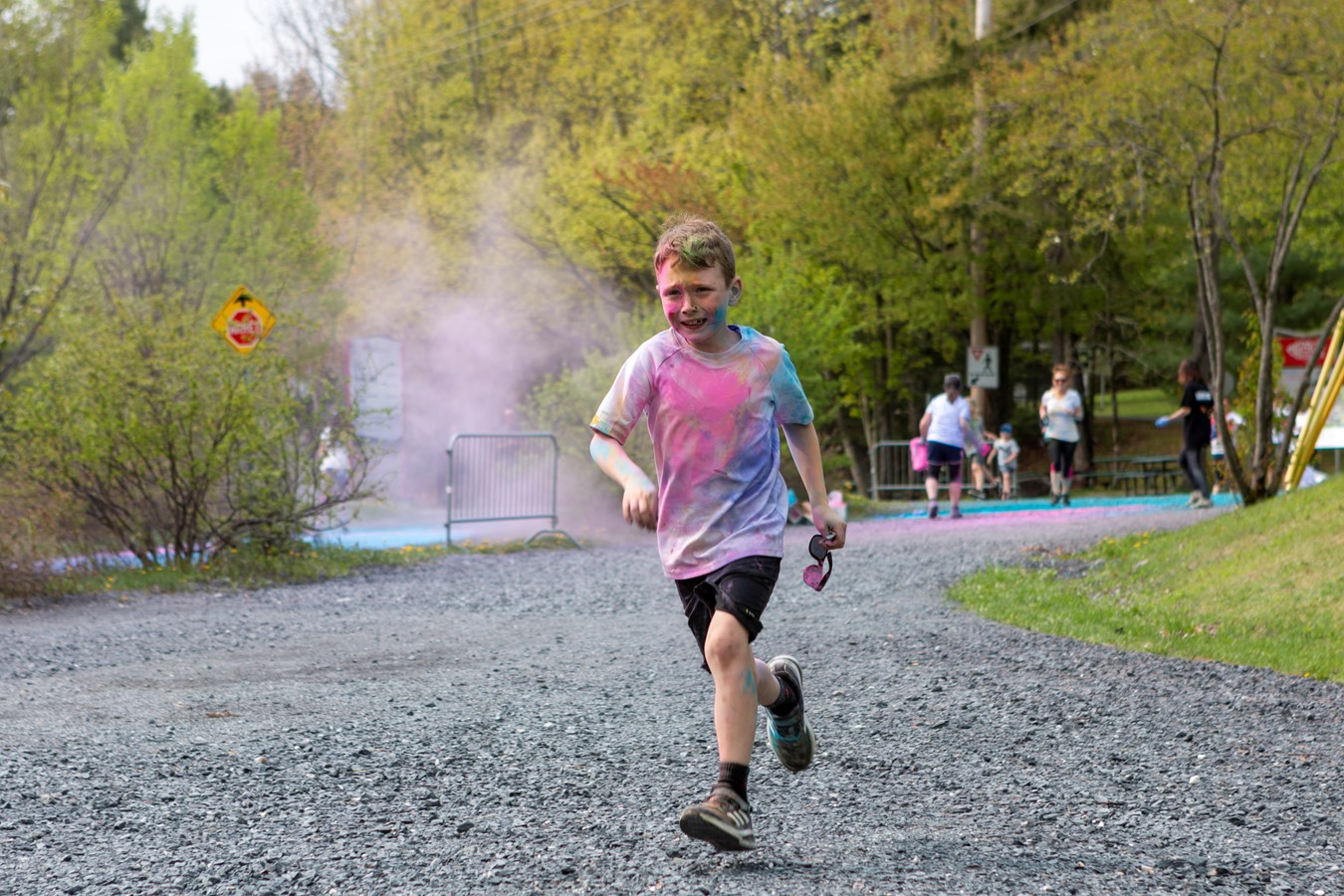 Course colorée: un franc succès!