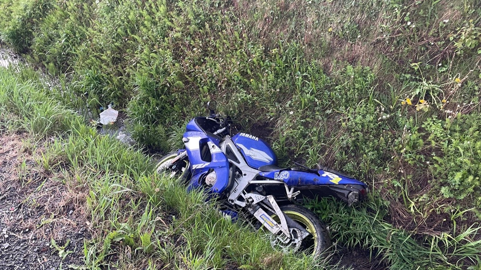 Sortie de route à Beauceville: un motocycliste blessé gravement