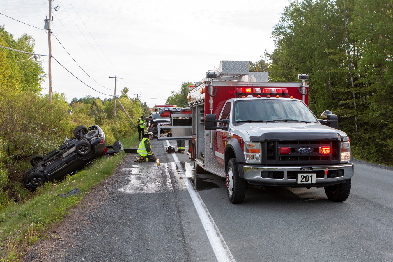 Deux accidents à Saint-Georges en fin d'après-midi