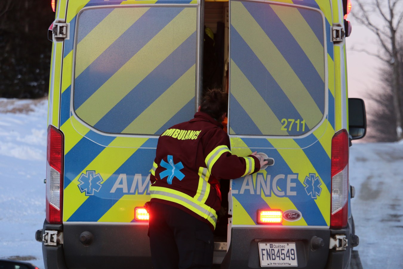 Les techniciens ambulanciers dans le feu de l'action