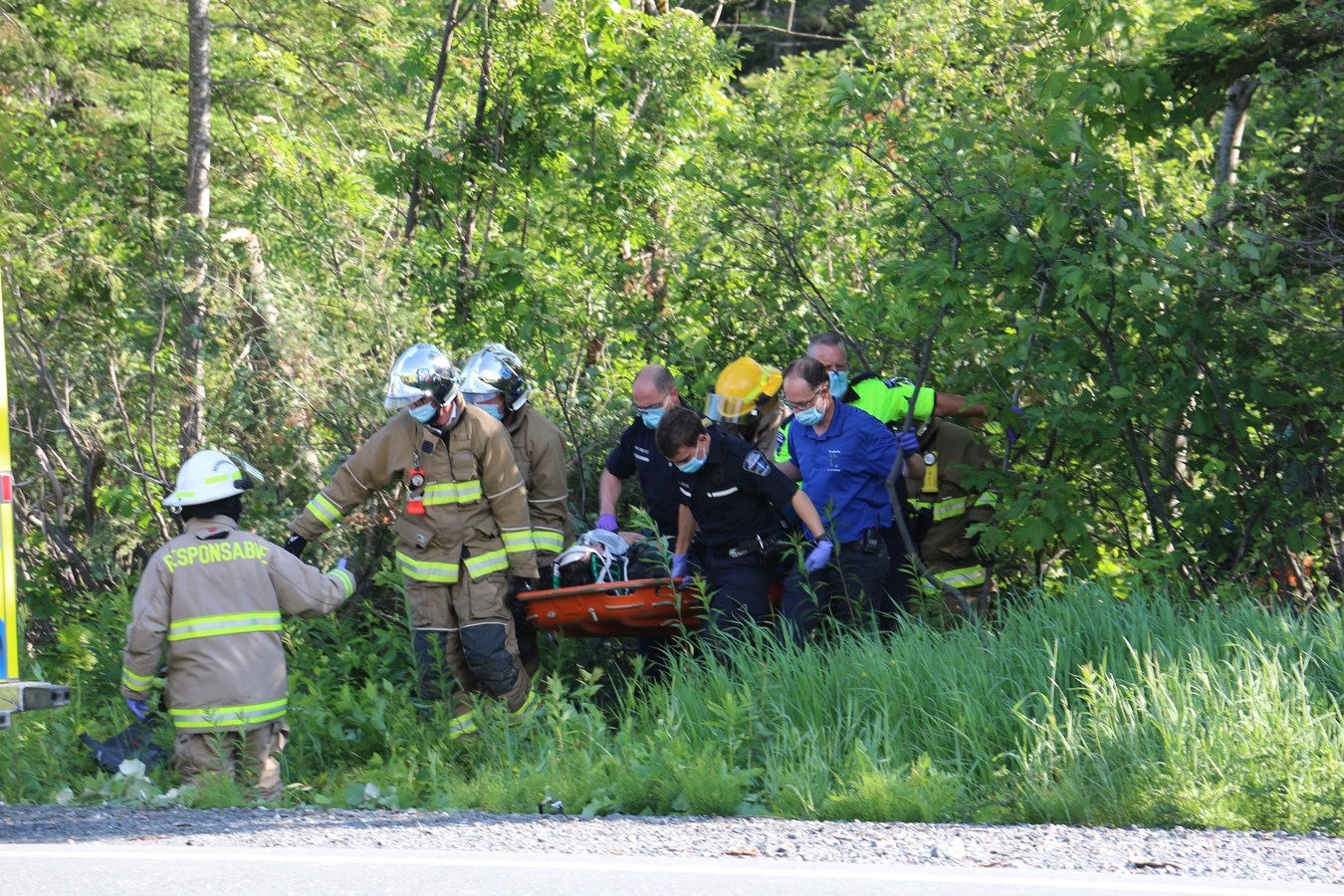 Les techniciens ambulanciers dans le feu de l'action