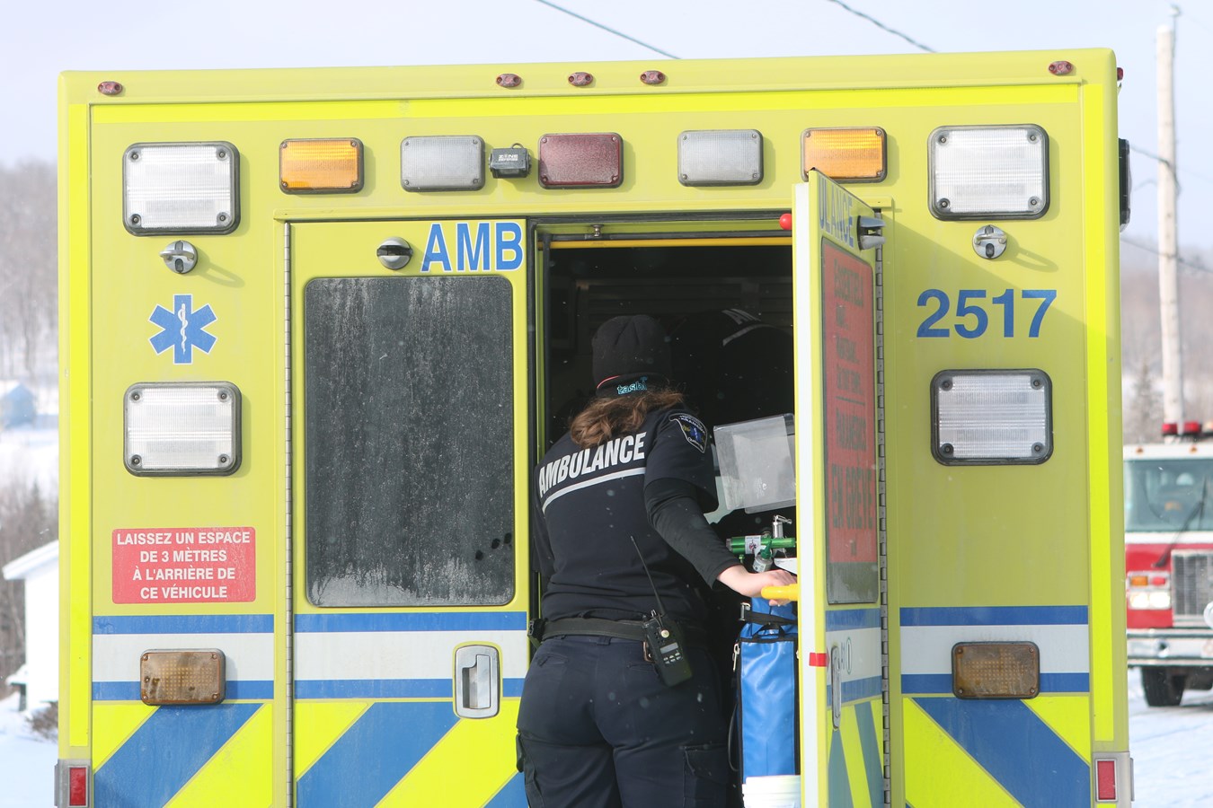 Les techniciens ambulanciers dans le feu de l'action