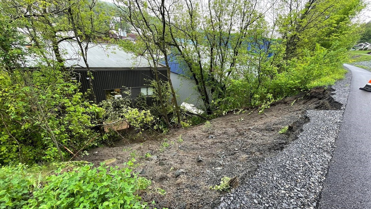 Les fortes pluies font des dégâts en Beauce
