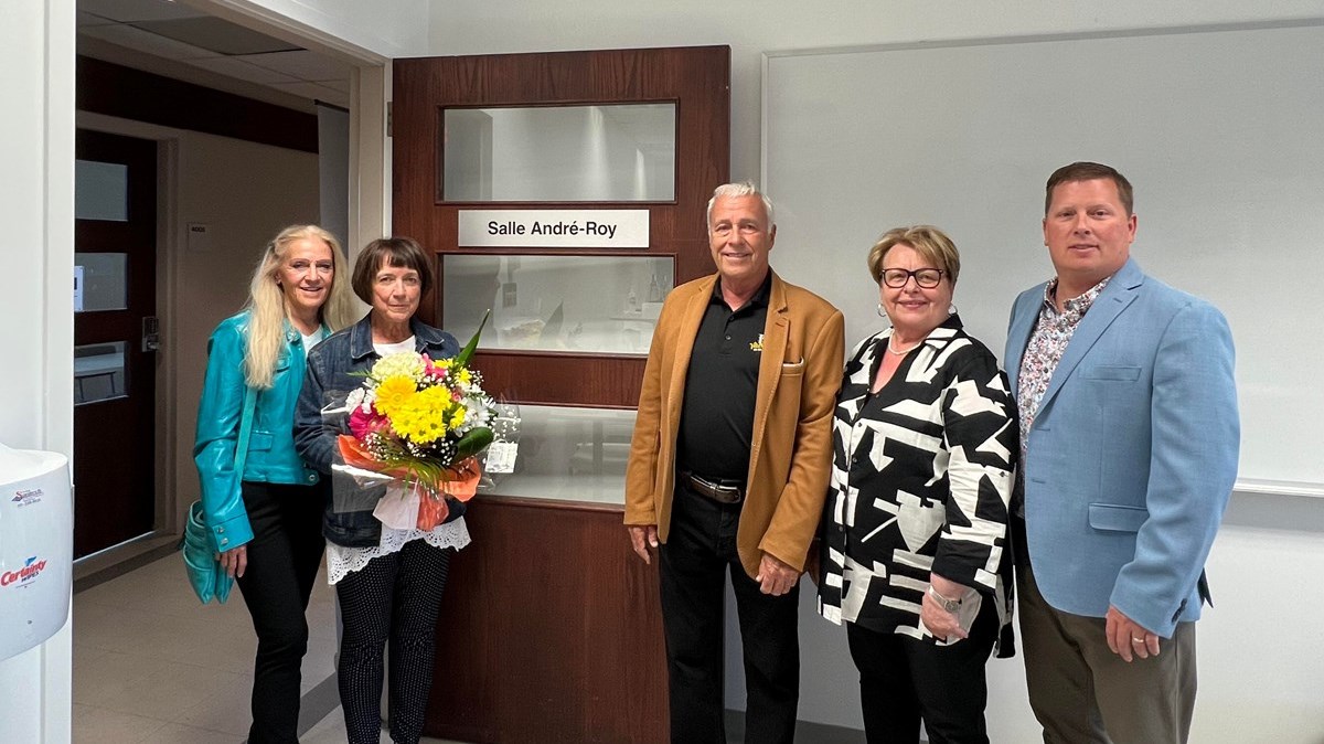 Le CUA inaugure leur nouvelle salle en l'honneur d'André Roy