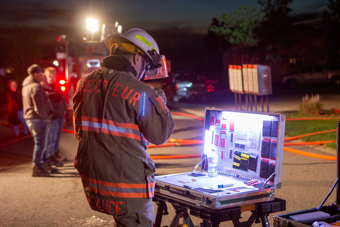 Feu de commerce à Saint-Bernard