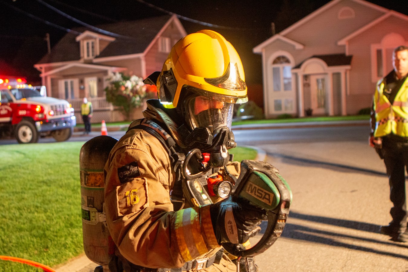 Feu de commerce à Saint-Bernard