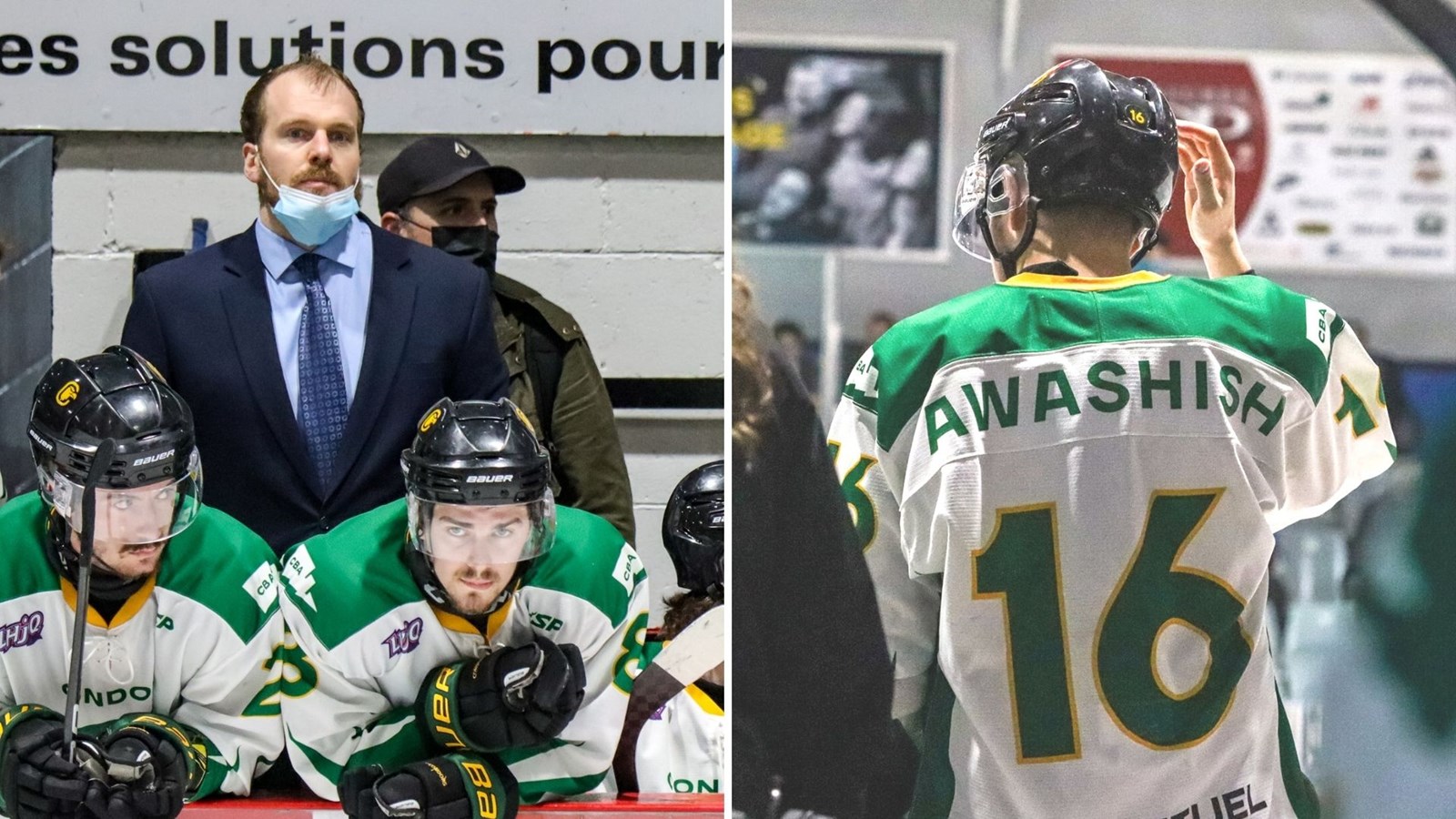 Pier-Alexandre Poulin et Mikisiw Awashish