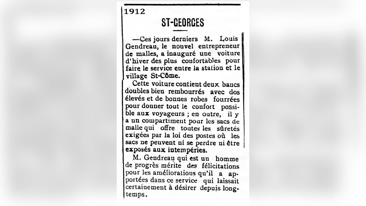 Les Cahill et Gendreau, pionniers du secteur de Jersey-Mills