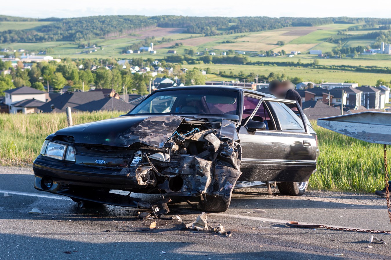 Collision à Saint-Joseph-de-Beauce